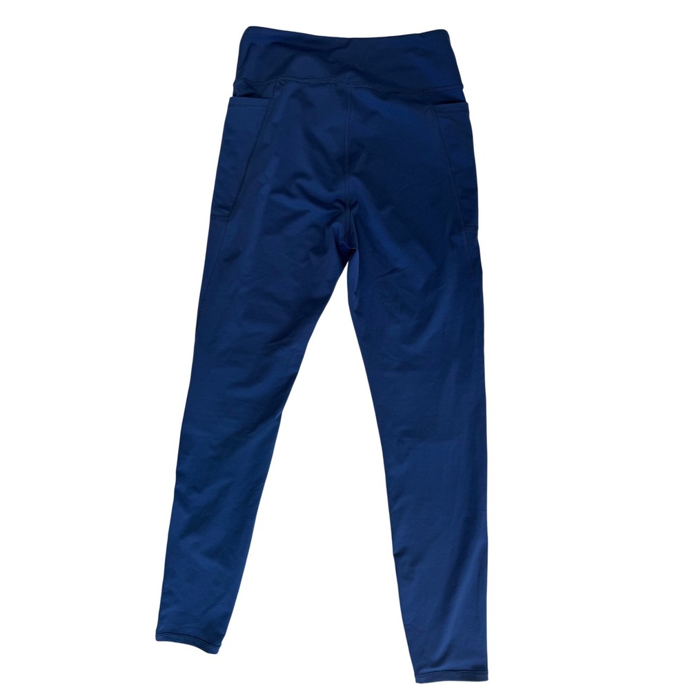 Capezio High Waist Pocket Leggings M Navy Workout Training Yoga Athleisure Gym - Picture 2 of 8